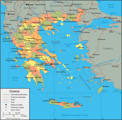 Greece map image