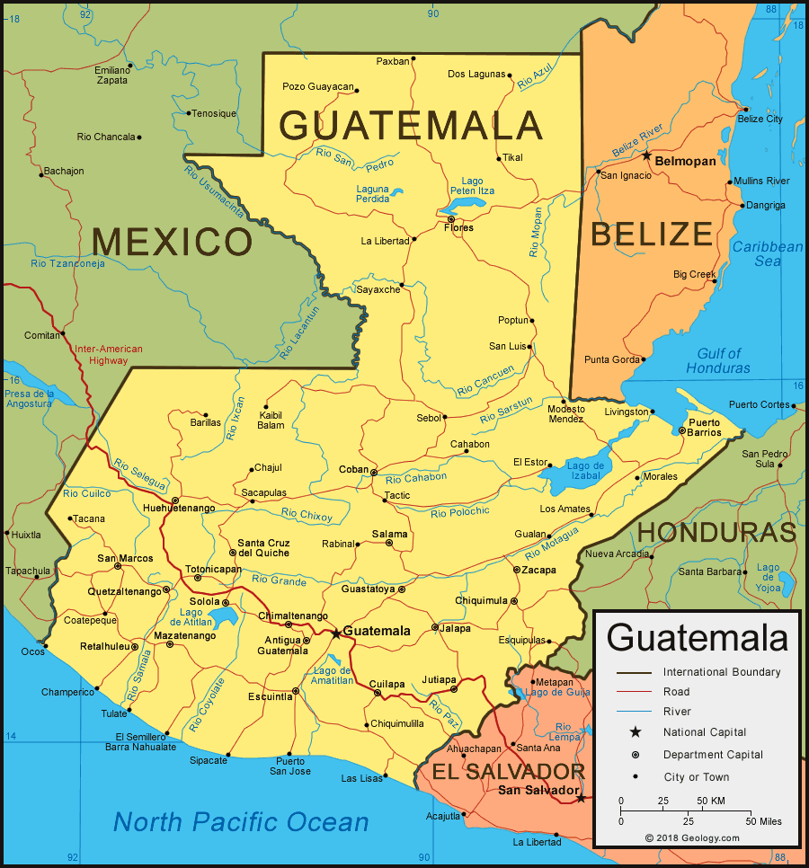 Guatemala map image