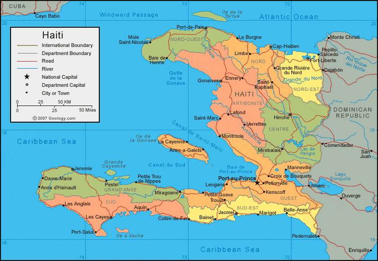 Haiti map image