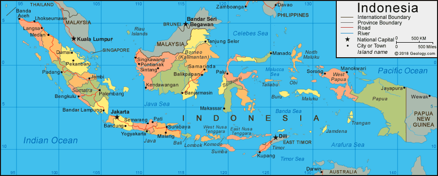 Indonesia map image