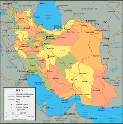 Iran map image