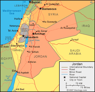 Jordan map image