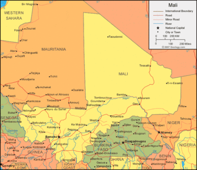 Mali map image