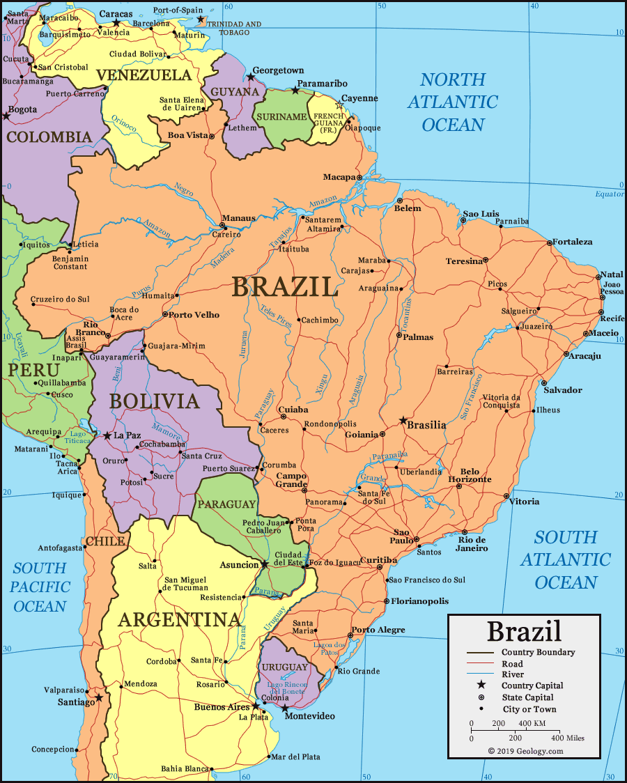 Brazil map image