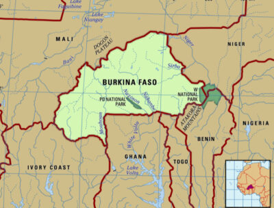 Burkina Faso map image
