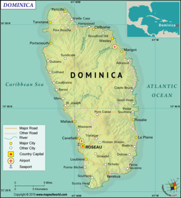 Dominica map image