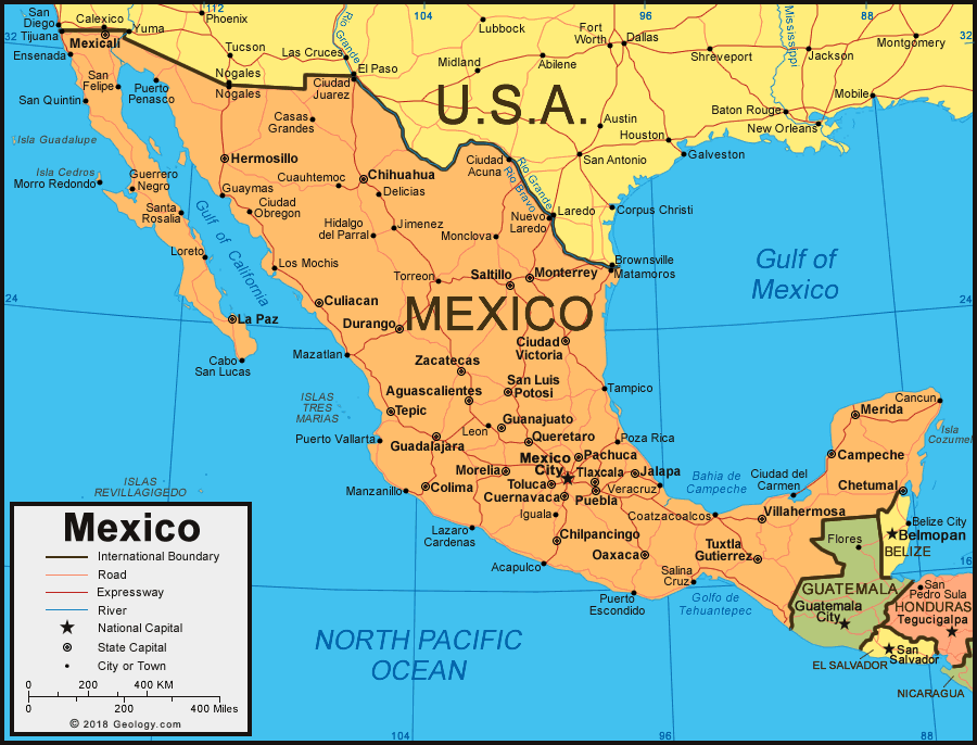 Mexico map image