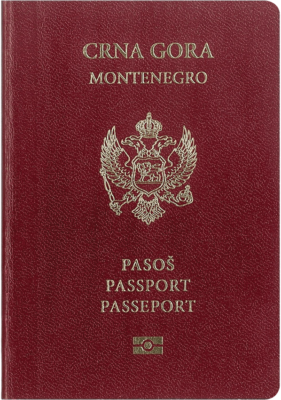 Passport of Montenegro