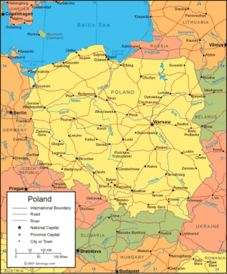 Poland map image