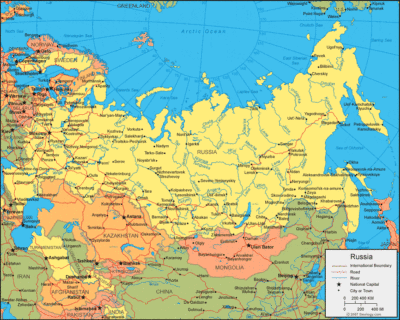 Russia map image
