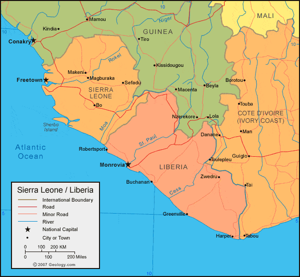 Sierra Leone map image