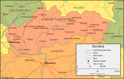 Slovakia map image