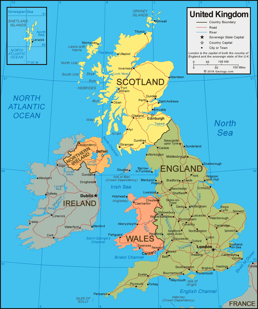 United Kingdom map image