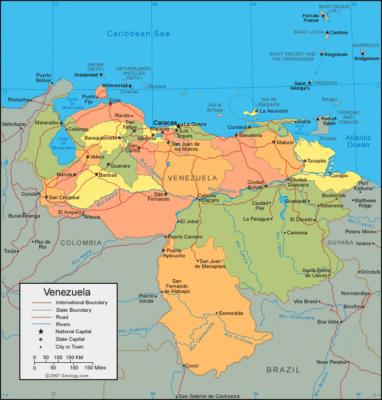Venezuela map image