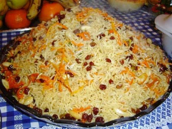 National Dish of Afghanistan - Kabuli pulao