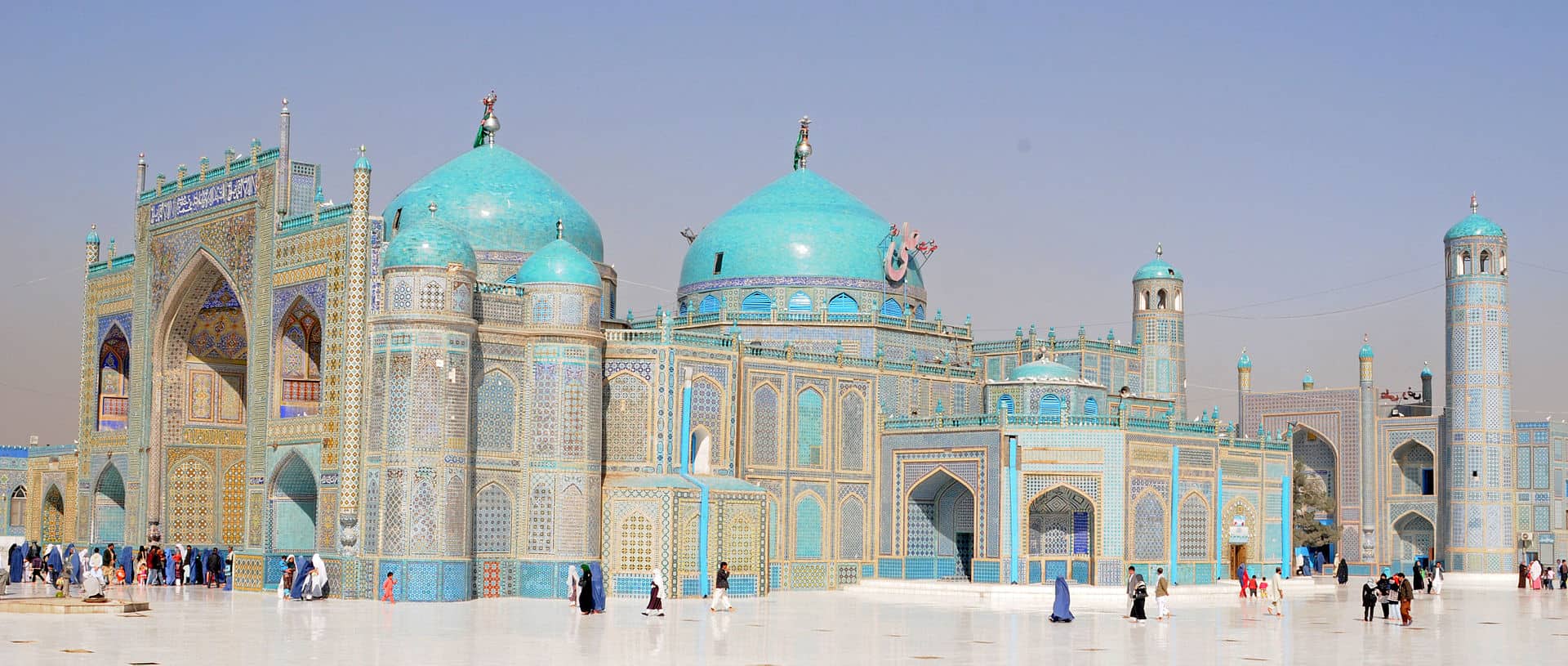 National monument of Afghanistan - Mazar-e-Sharif, Shrine of Ali (The Blue Mosque) 