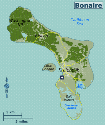Bonaire map image