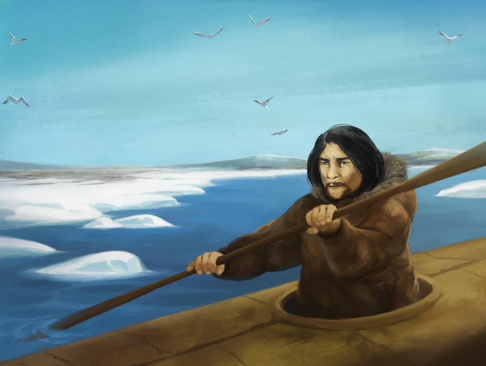 National hero of Greenland - Kiviuq