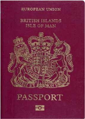 Passport of Isle of Man