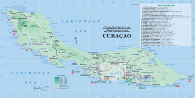 Curaçao map image