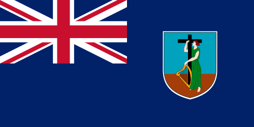 National flag of Montserrat