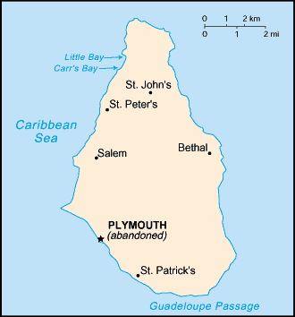 Montserrat map image