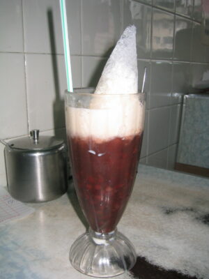 National drink of Hong Kong - Red Bean Ice