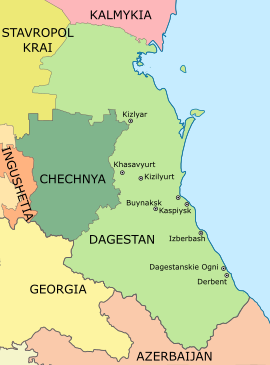 Dagestan map image