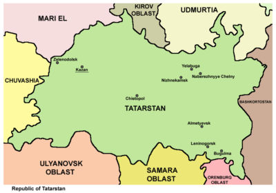 Tatarstan map image