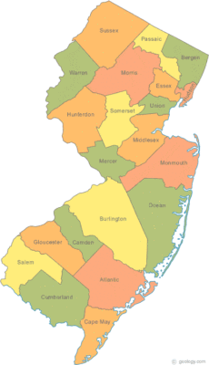 Jersey map image