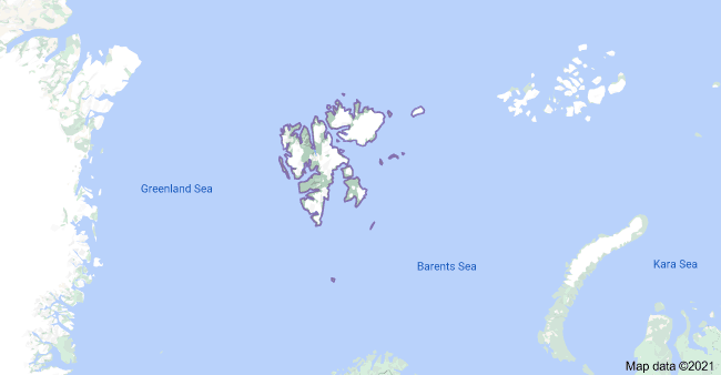 Svalbard map image